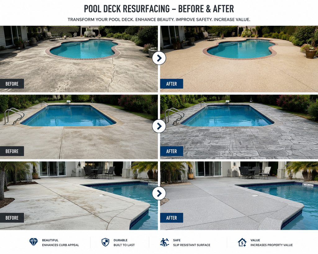 pool deck resurfacing pool deck resurfacing